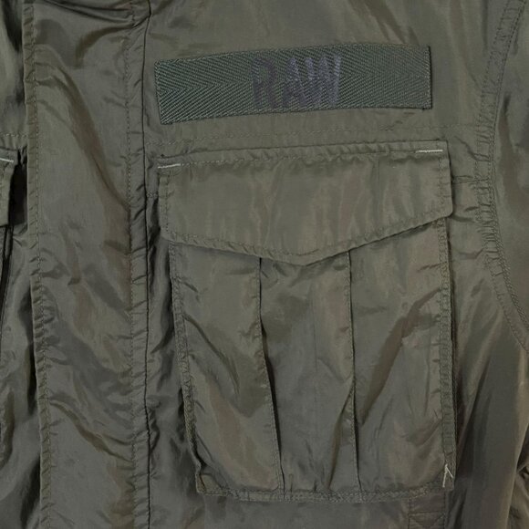 G-Star Raw Rovic Overshirt Lightweight Utility Military Jacket Green Men's Large - Picture 8 of 13